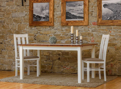 Landhaus Holztisch Esstisch Tisch Holz Tische 150/197cm Ess Zimmer Ausziehbar